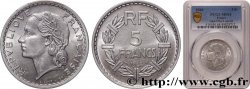 5 francs Lavrillier, aluminium, 9 ouvert 1948  F.339/13