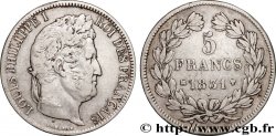 5 francs Ier type Domard, tranche en creux 1831 Marseille F.319/6