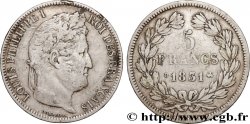 5 francs Ier type Domard, tranche en relief 1831 Rouen F.320/2