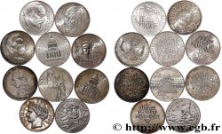 Lot de 10 pièces de 100 francs commémoratives - - F.-/