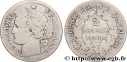 2 francs Cérès, avec légende 1871 Paris F.265/4