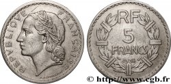 5 francs Lavrillier, nickel 1938  F.336/7