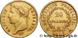 20 francs or Napoléon tête laurée, République française 1807 Paris F.515/1
