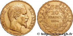 20 francs or Napoléon III, tête nue 1854 Paris F.531/2