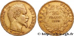 20 francs or Napoléon III, tête nue 1859 Strasbourg F.531/16