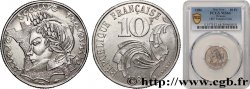 10 francs Jimenez, Frappe médaille 1986  F.373/2 var.