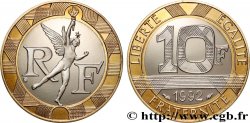 10 francs Génie de la Bastille, Belle Épreuve 1992 Pessac F.375/8 var.