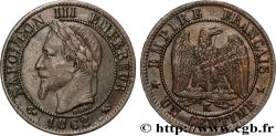 Un centime Napoléon III, tête laurée 1862 Bordeaux F.103/7 VF 