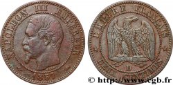 Deux centimes Napoléon III, tête nue 1857 Lyon F.107/47