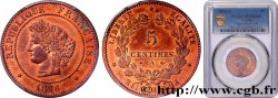 5 centimes Cérès 1876 Paris F.118/13