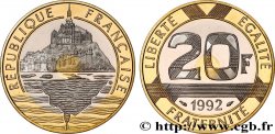 20 francs Mont Saint-Michel, Belle Épreuve 1992 Pessac F.403/2 var.