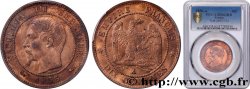 Dix centimes Napoléon III, tête nue 1856 Paris F.133/34