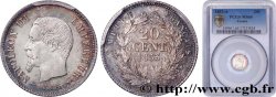 20 centimes Napoléon III, tête nue 1853 Paris F.148/1