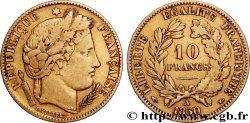 10 francs or Cérès, IIe République, levrette oreille haute 1850 Paris F.504/1