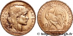 20 francs or Coq, Dieu protège la France 1905 Paris F.534/10