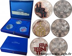 Coffret Belle Épreuve 6,55957 francs - Devise de la République Française 2001  F5.1258/1259/1260 1