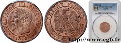 Deux centimes Napoléon III, tête nue 1853 Strasbourg F.107/3