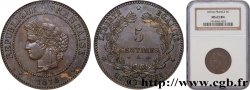 5 centimes Cérès 1876 Paris F.118/13