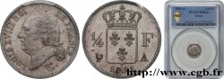 1/4 franc Louis XVIII 1821 Paris F.163/20