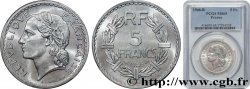 5 francs Lavrillier, aluminium 1946 Beaumont-Le-Roger F.339/7