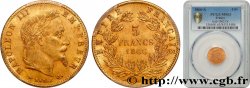 5 francs or Napoléon III, tête laurée 1866 Paris F.502/9