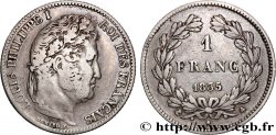 1 franc Louis-Philippe, couronne de chêne 1835 Paris F.210/40