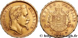 20 francs or Napoléon III, tête laurée 1861 Paris F.532/1