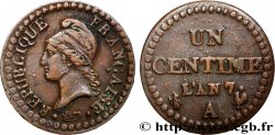 Un centime Dupré, grand 7 1799 Paris F.100/16