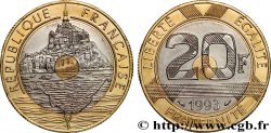 20 francs Mont Saint-Michel BU (Brillant Universel), frappe médaille 1993 Pessac F.403/8