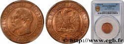 Deux centimes Napoléon III, tête nue 1854 Lille F.107/18