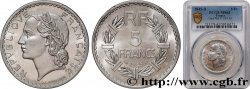 5 francs Lavrillier, aluminium 1945 Beaumont-Le-Roger F.339/4