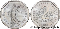 2 francs Semeuse, nickel, frappe monnaie 1991 Pessac F.272/15