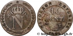 10 cent. à l N couronnée 1808 Nantes F.130/8