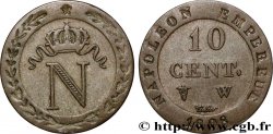 10 cent. à l N couronnée 1808 Lille F.130/9 AU55 