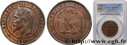 Dix centimes Napoléon III, tête laurée 1861 Paris F.134/4