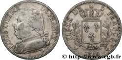 5 francs Louis XVIII, buste habillé 1815 Perpignan F.308/29