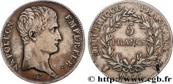 5 francs Napoléon Empereur, Calendrier grégorien 1806 Strasbourg F.304/3 VF 