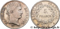 5 francs Napoléon Empereur, République française 1808 Paris F.306/2 XF 
