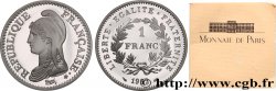 Belle Épreuve 1 franc République 1992 Paris F5.1001 3 FDC 