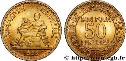 50 centimes Chambres de Commerce 1922 Paris F.191/4