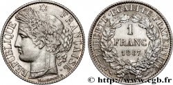 1 franc Cérès, IIIe République 1887 Paris F.216/9