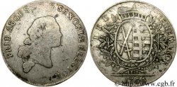 ALLEMAGNE - SAXE 1 Thaler Frédéric-August III électeur / blason 1764 Leipzig - JfoF B/TB 