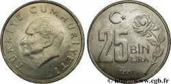 TURKEY 25.000 Lira Kemal Ataturk 1997 