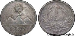 GUATEMALA 1/4 Real 1897 