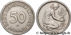 ALLEMAGNE 50 Pfennig “Bank deutscher Länder” 1949 Munich