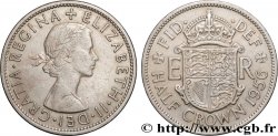 UNITED KINGDOM 1/2 Crown Élisabeth II 1956 