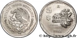 MEXICO 5 Pesos - Quetzalcoalt 1984 Mexico