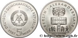 GERMAN DEMOCRATIC REPUBLIC 5 Mark 750e annivesaire de la ville de Berlin 1987 Berlin