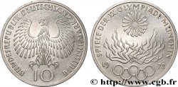 DEUTSCHLAND 10 Mark BE (Proof) XXe J.O. Munich : aigle / flamme olympique 1972 Munich