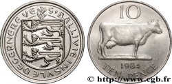 GUERNSEY 10 Pence 1984 Llantrisant